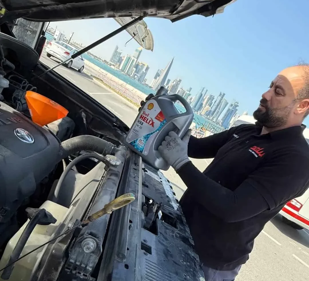 تغيير زيت سيارات متنقل في قطر