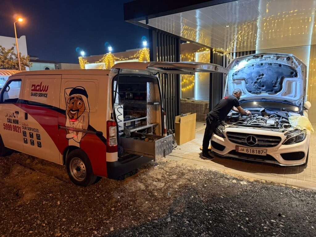 Sports car engine repair done by Saaed Service.