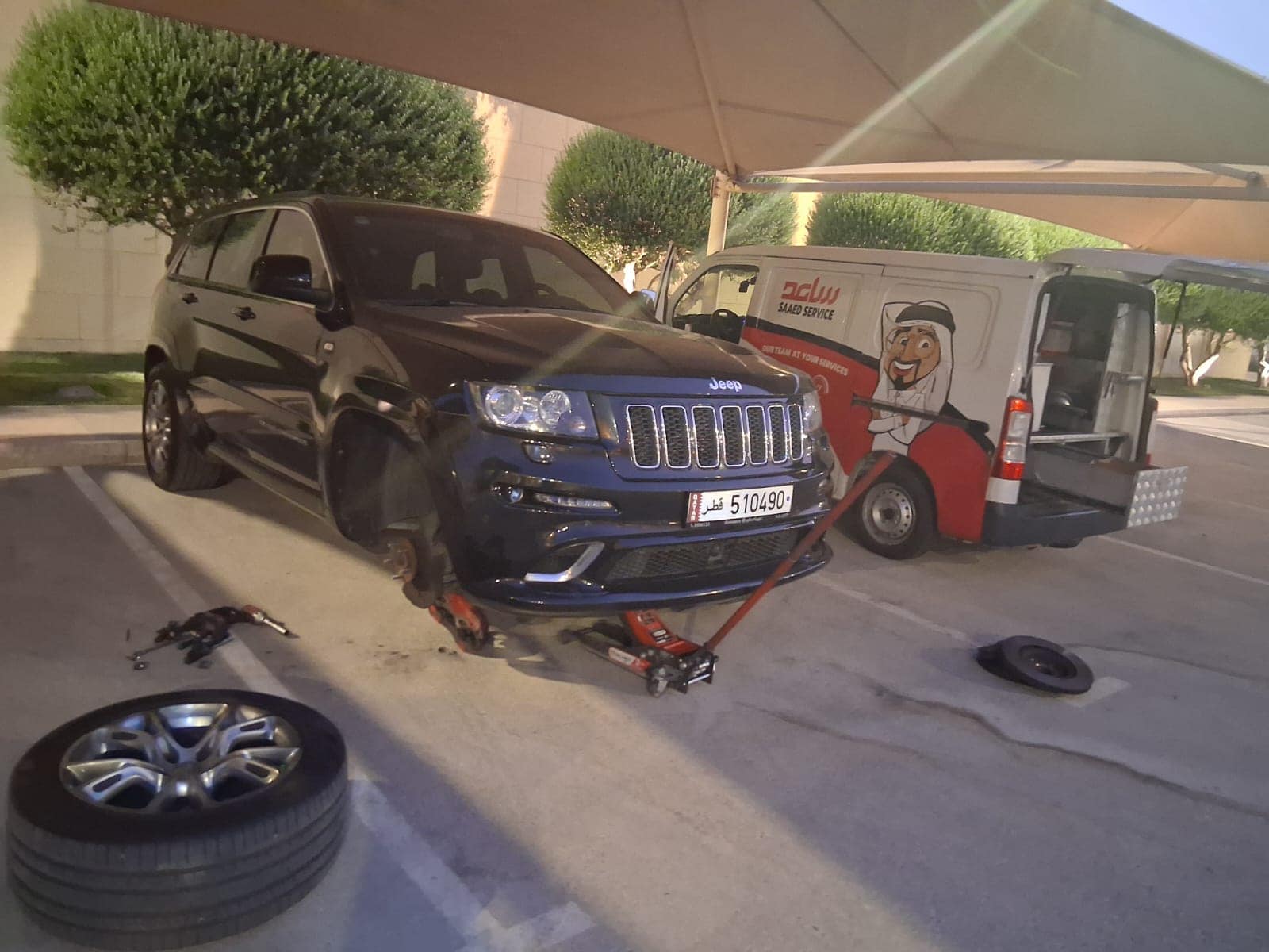كراج متنقل قطر
